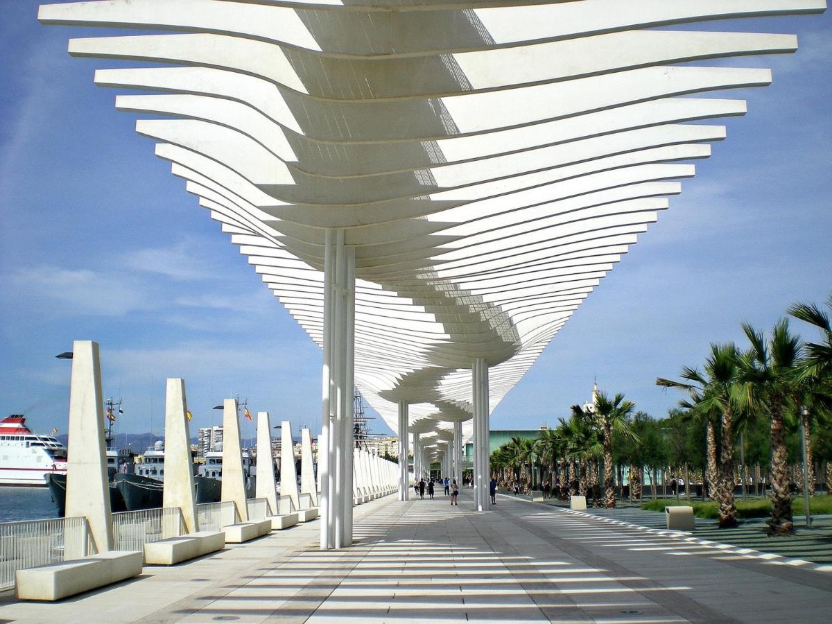 מאלגה Del Parque Flats Estudio Lagunillas מראה חיצוני תמונה